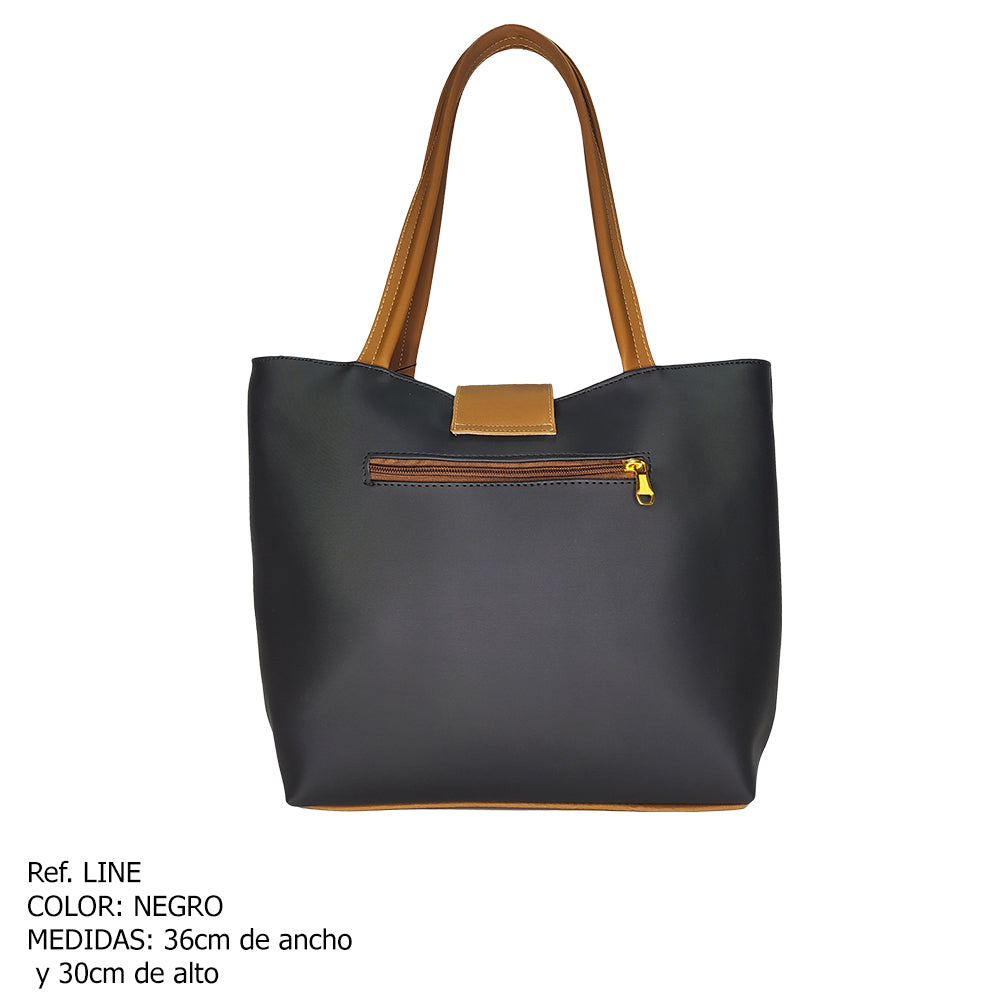 Elegante Bolso Negro Karla Chacon para Estilo Moderno