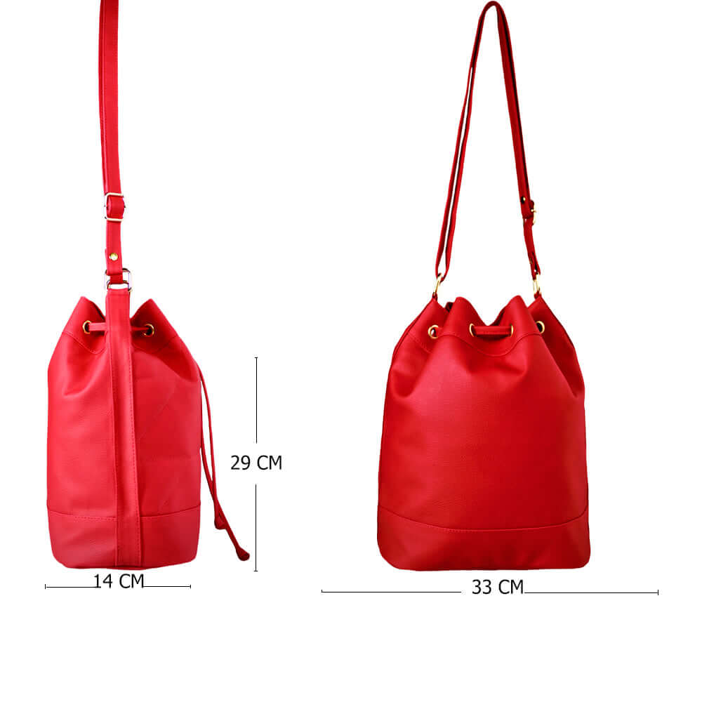 Elegante Bolso Rojo para Dama Karla Chacon Nena