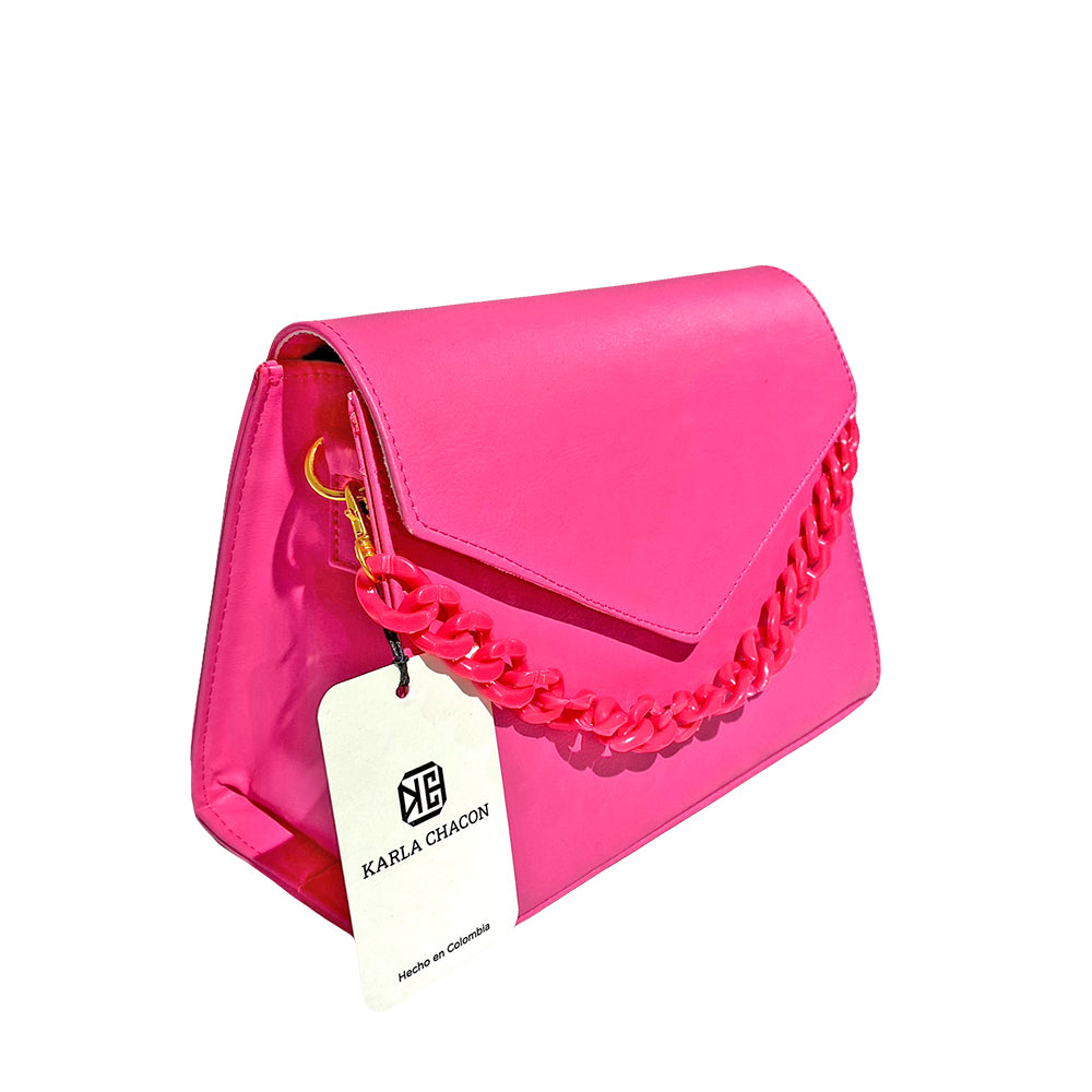 Exquisito Bolso Vivy Fucsia de Karla Chacon