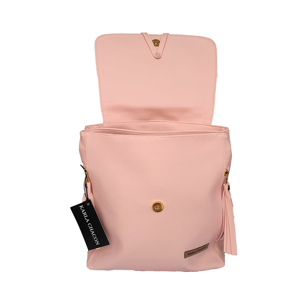 Elegante Morral Karla Chacon en tono Rosa Pace