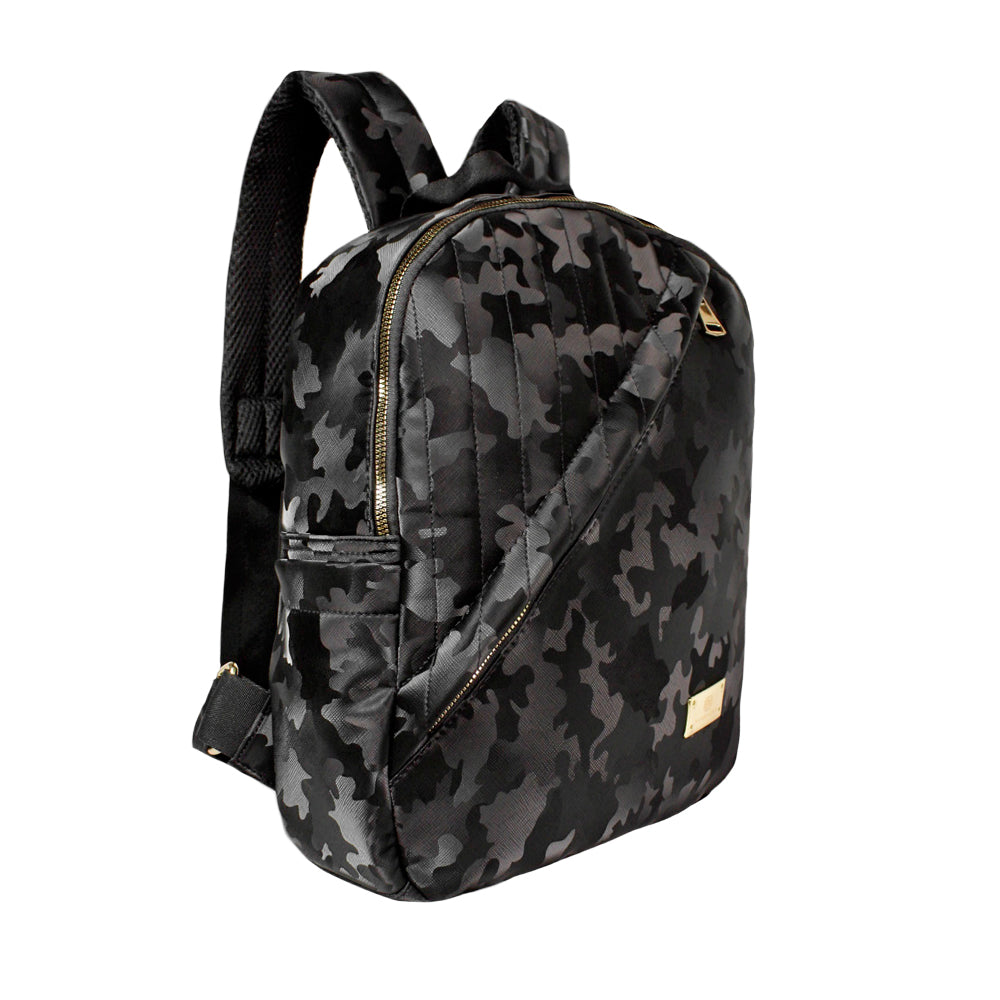 Elegante Mochila Karla Chacon Lois en Color Negro