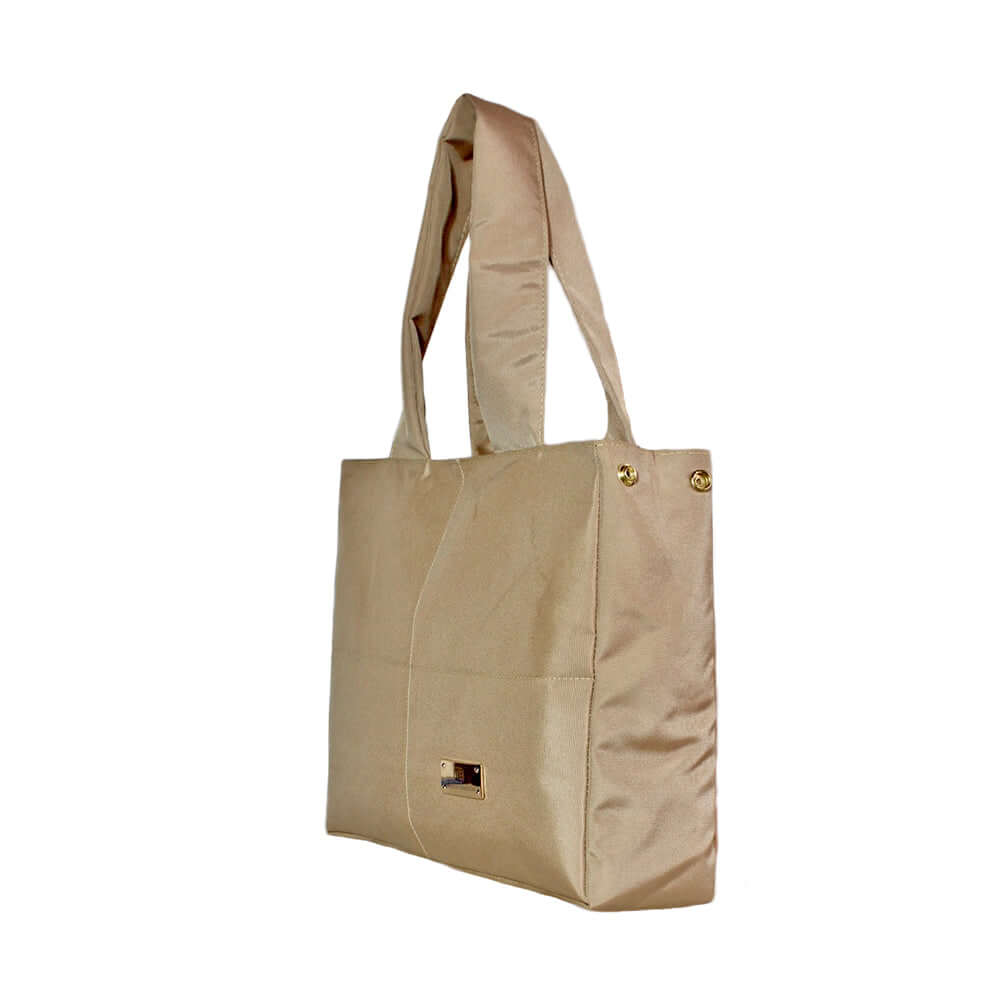 Elegante Bolso Beige Karla Chacon Maia