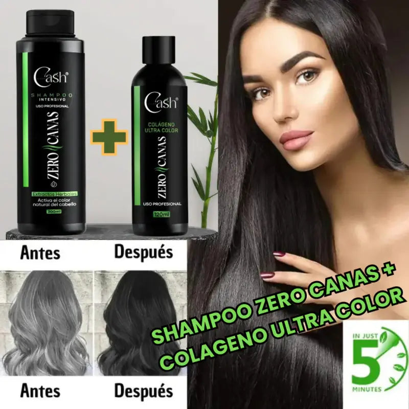 Cubre tus canas en solo 20 minutos con Zero Canas y Colágeno Ultra Color 🎁 ¡Incluye un obsequio sorpresa! ⭐