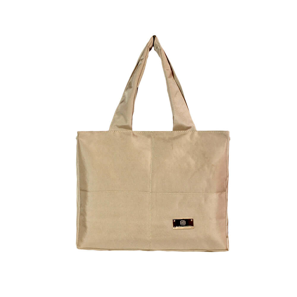 Elegante Bolso Beige Karla Chacon Maia