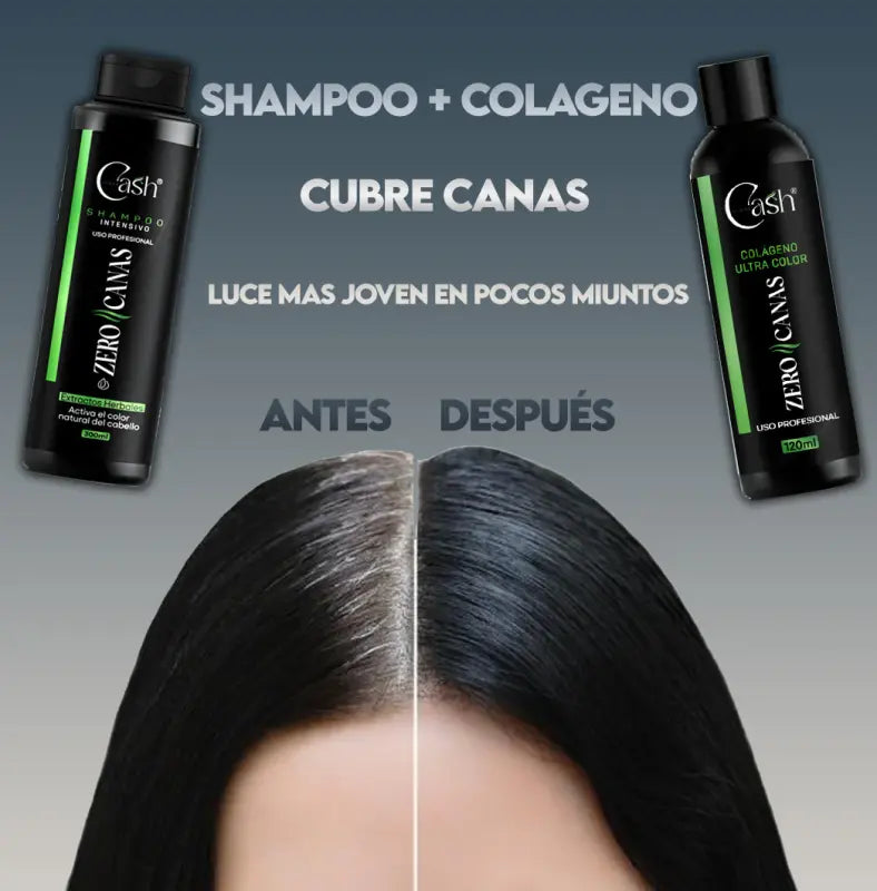 Cubre tus canas en solo 20 minutos con Zero Canas y Colágeno Ultra Color 🎁 ¡Incluye un obsequio sorpresa! ⭐