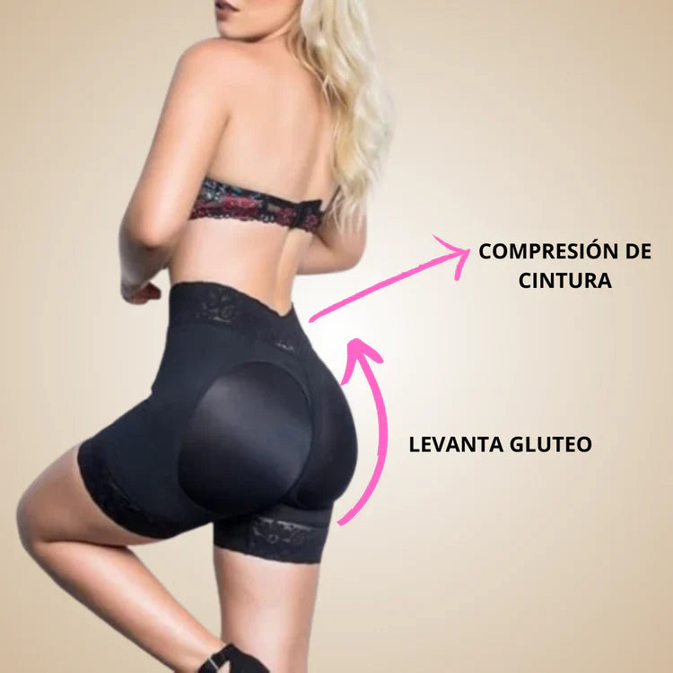 CURFIT™ FAJA SHORT LEVANTA COLA CON VARILLAS DE REFUERZO