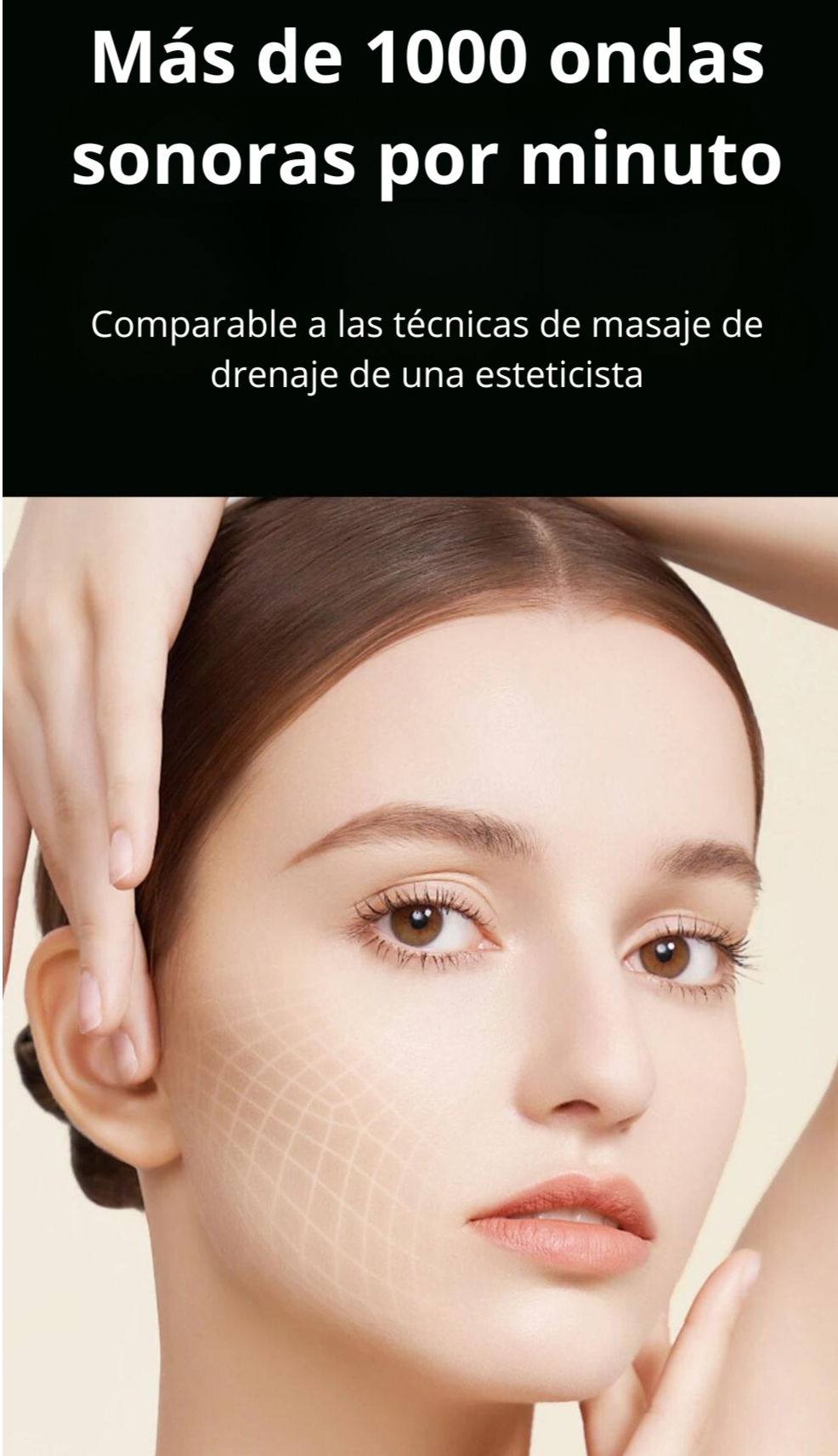 Masajeador Facial y de Papada LiftSkin™ 3 en 1 para una Piel Radiante