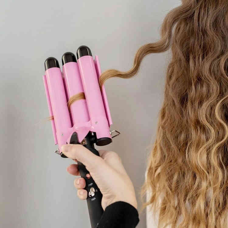 PINZA RIZADORA ONDAS DE SIRENA™ - Crea Ondas Perfectas y Deslumbrantes