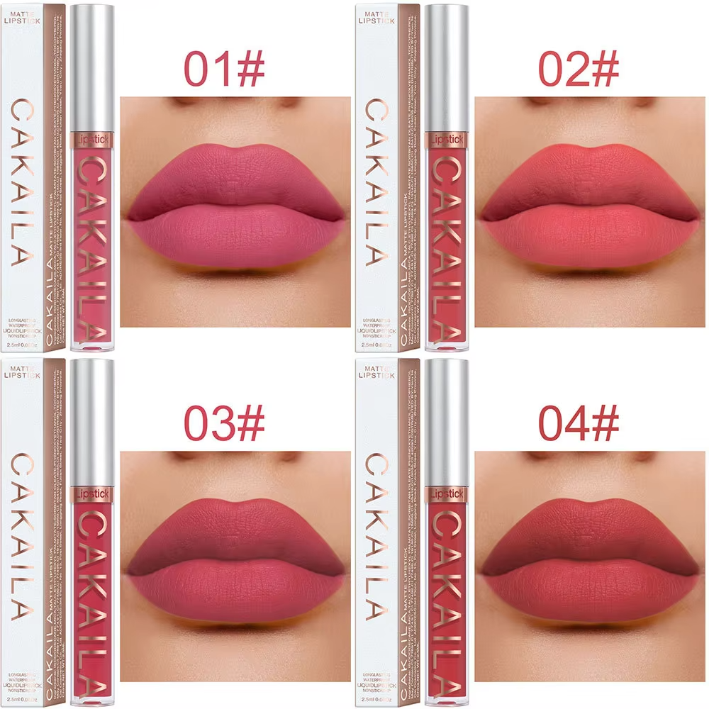 Conjunto de 6 Labiales Líquidos Mate Cakaila™