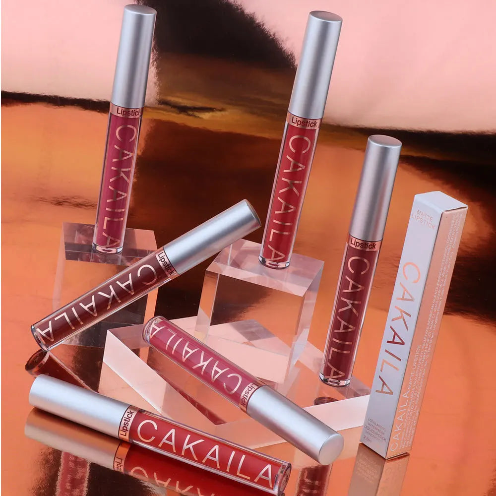 Conjunto de 6 Labiales Líquidos Mate Cakaila™