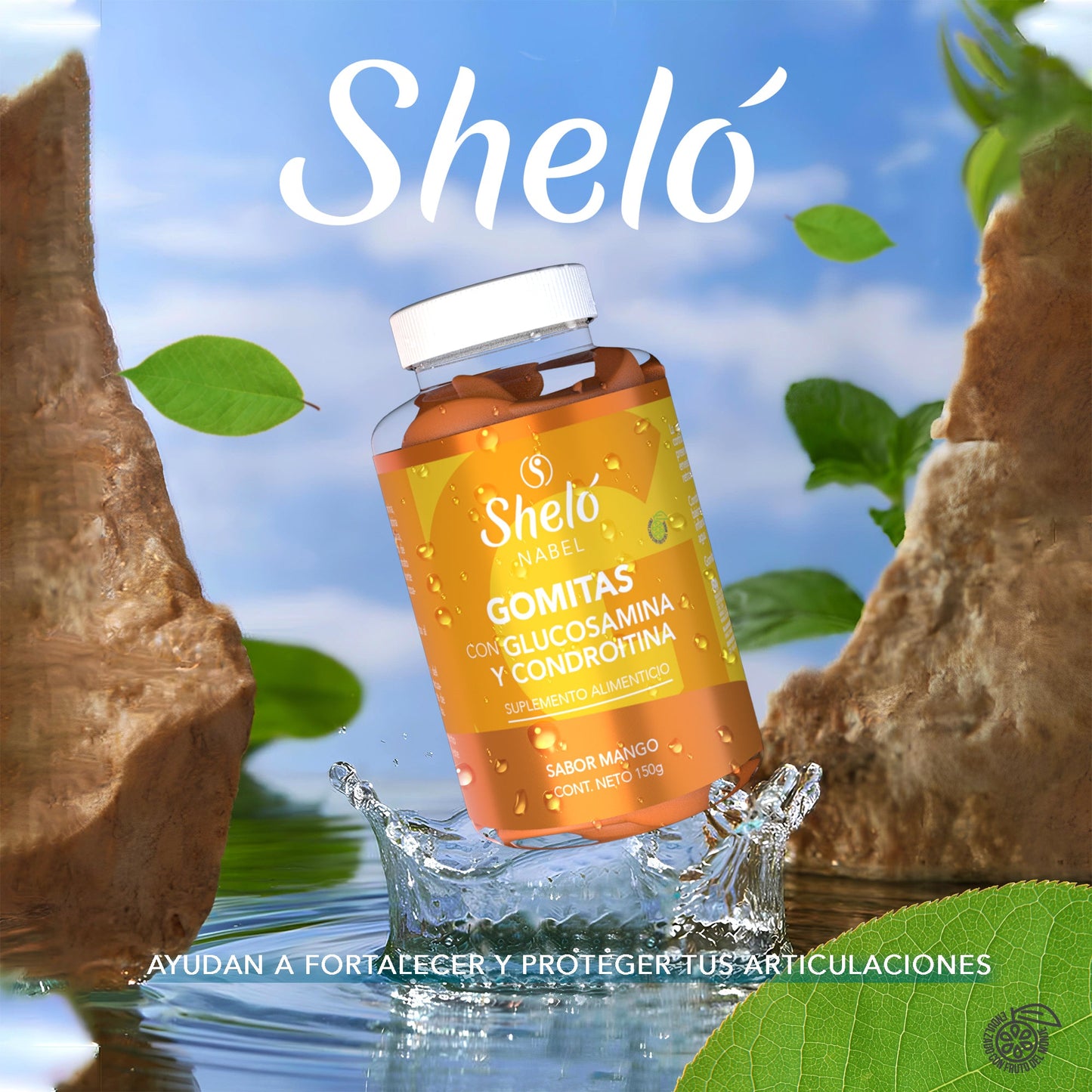 ✨ Mejora tu Bienestar con las Deliciosas Gomas de Glucosamina y Condroitina SHELO ✨