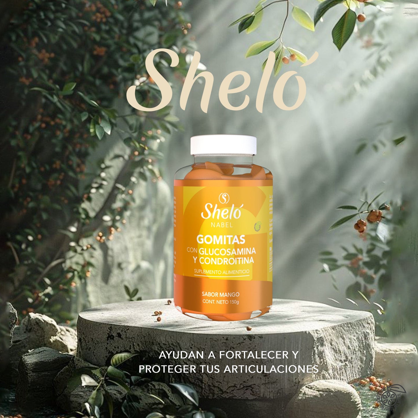 ✨ Mejora tu Bienestar con las Deliciosas Gomas de Glucosamina y Condroitina SHELO ✨