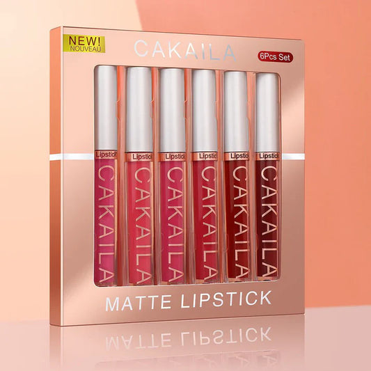 Conjunto de 6 Labiales Líquidos Mate Cakaila™