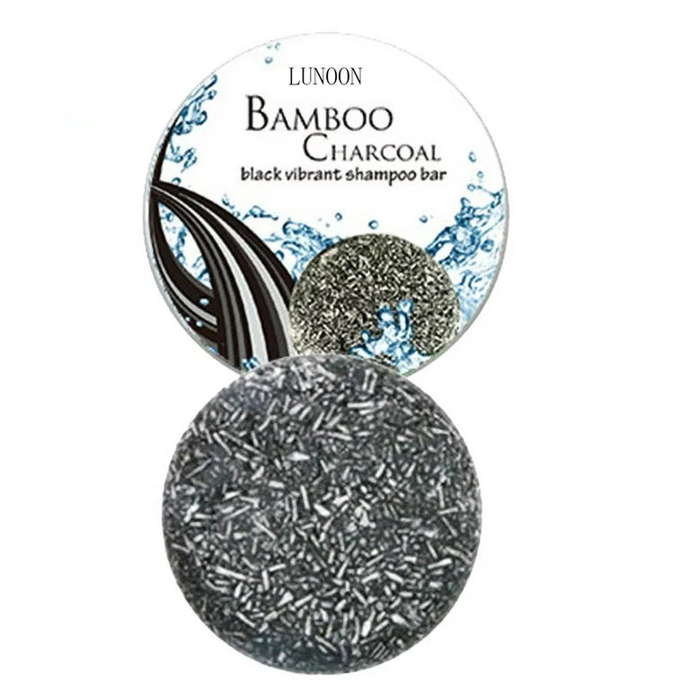 Champú y Jabón en Barra Anticanas con Poder de Carbón de Bambú BAMBOO CHARCOAL®