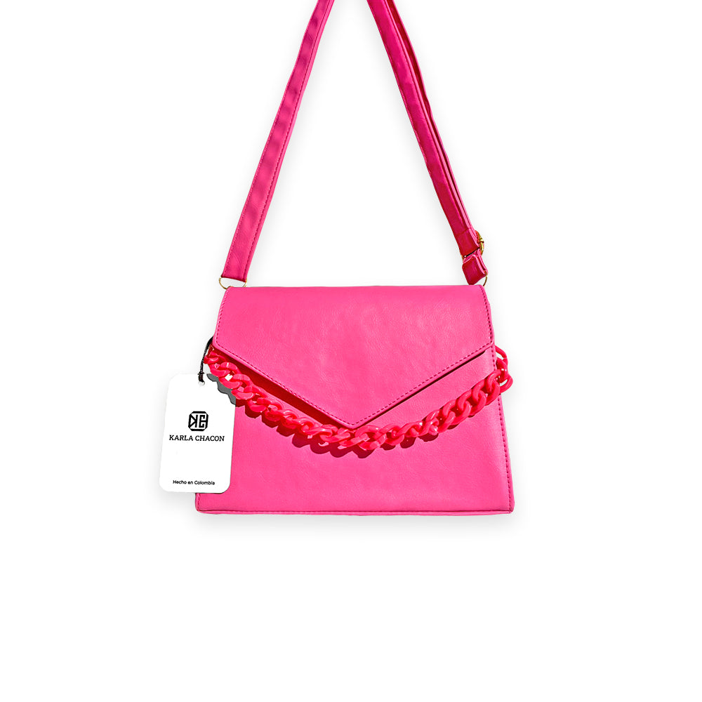 Exquisito Bolso Vivy Fucsia de Karla Chacon