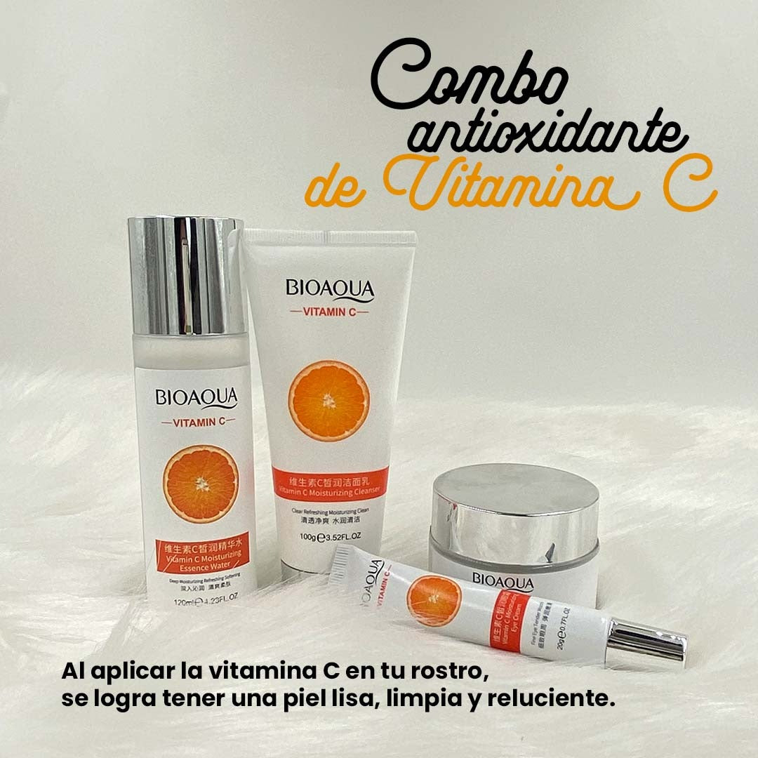 Paquete Promocional Vitamina C Bioaqua con Caja de Seguridad Inclusiva