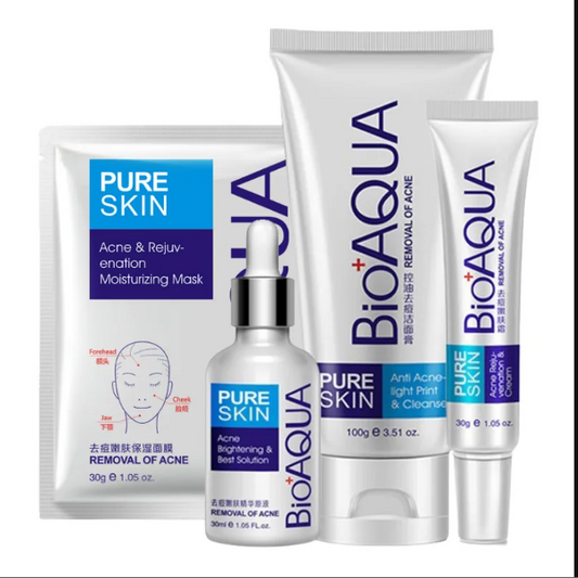 Set Complet Anti-Acne BIOAQUA - 4 Produits Essentiels