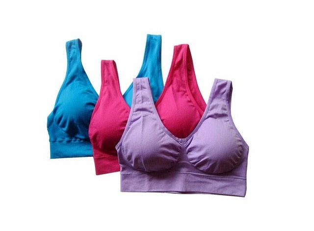 Conjunto de 3 Sujetadores Daido Comfort 24h Sin Aros Push-Up para Máximo Conforto