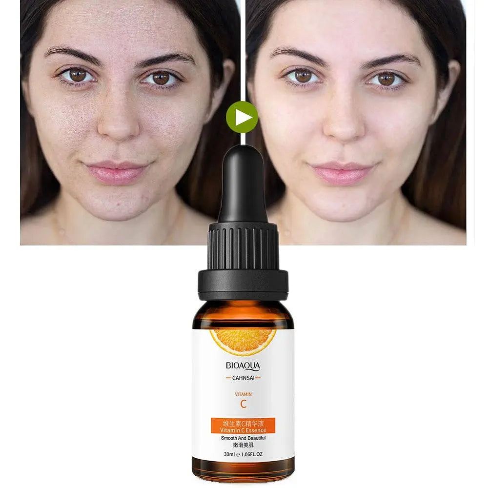 Duo de Sérum de Vitamina C - BIOAQUA 100ML cada, Brilho Radiante e Hidratação!