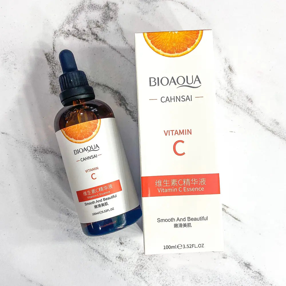 Duo de Sérum de Vitamina C - BIOAQUA 100ML cada, Brilho Radiante e Hidratação!